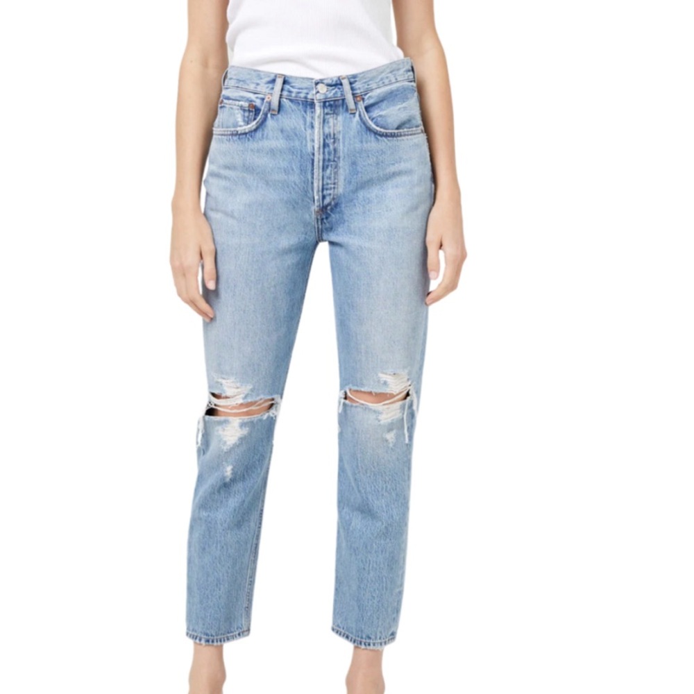 NWOT Agolde High-rise Straight Riley Jeans